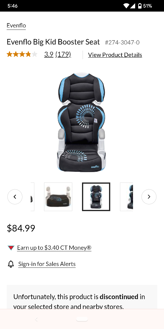 Evenflo Big Kid Booster Car Seat - photo 2