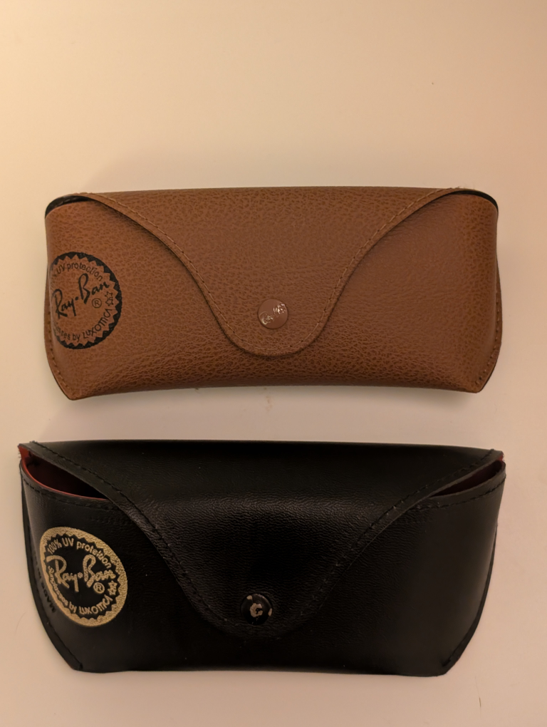 Two Ray-Ban Eyeglass Cases only