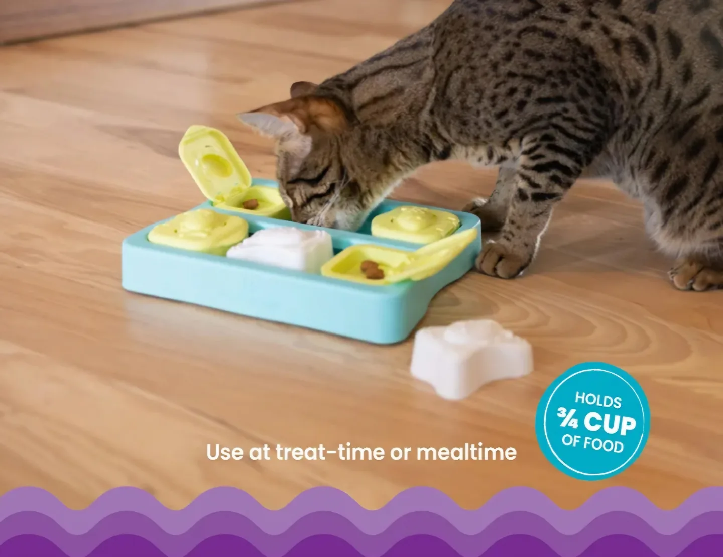 BNIB Interactive Cat Treat Puzzle image indicator(5)