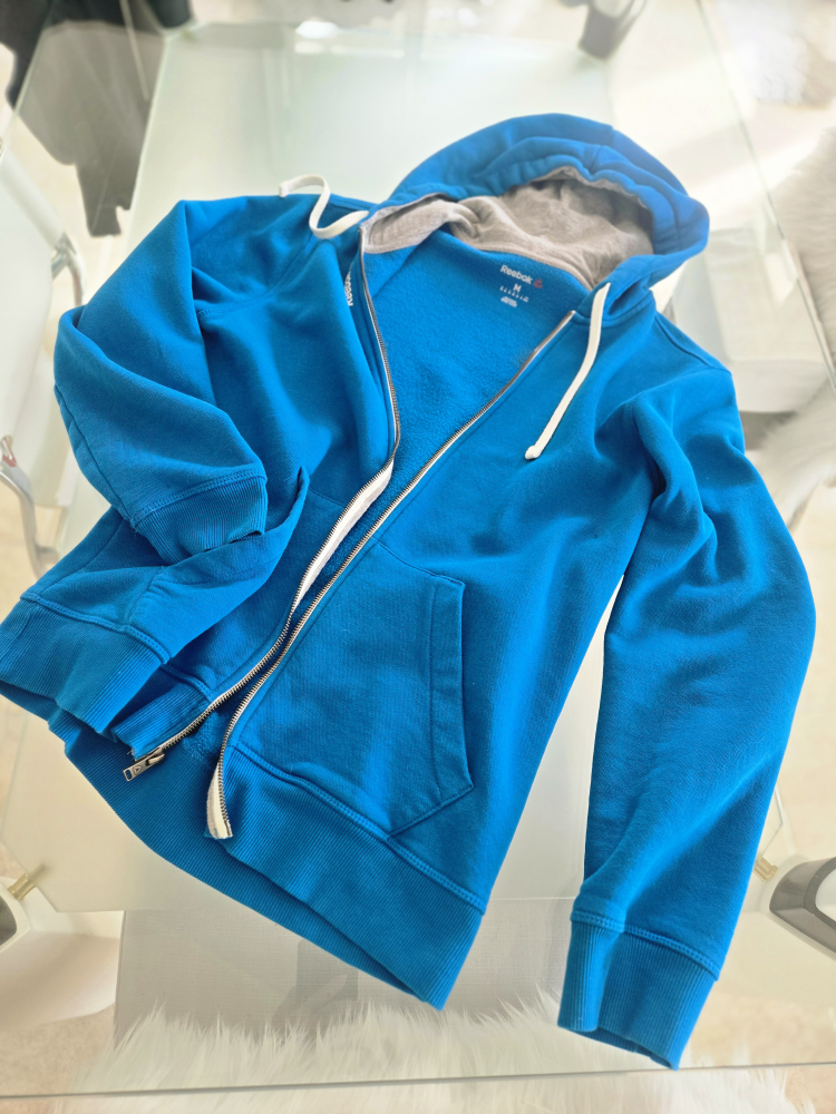 Reebok Blue Zip-Up Hoodie - photo 2