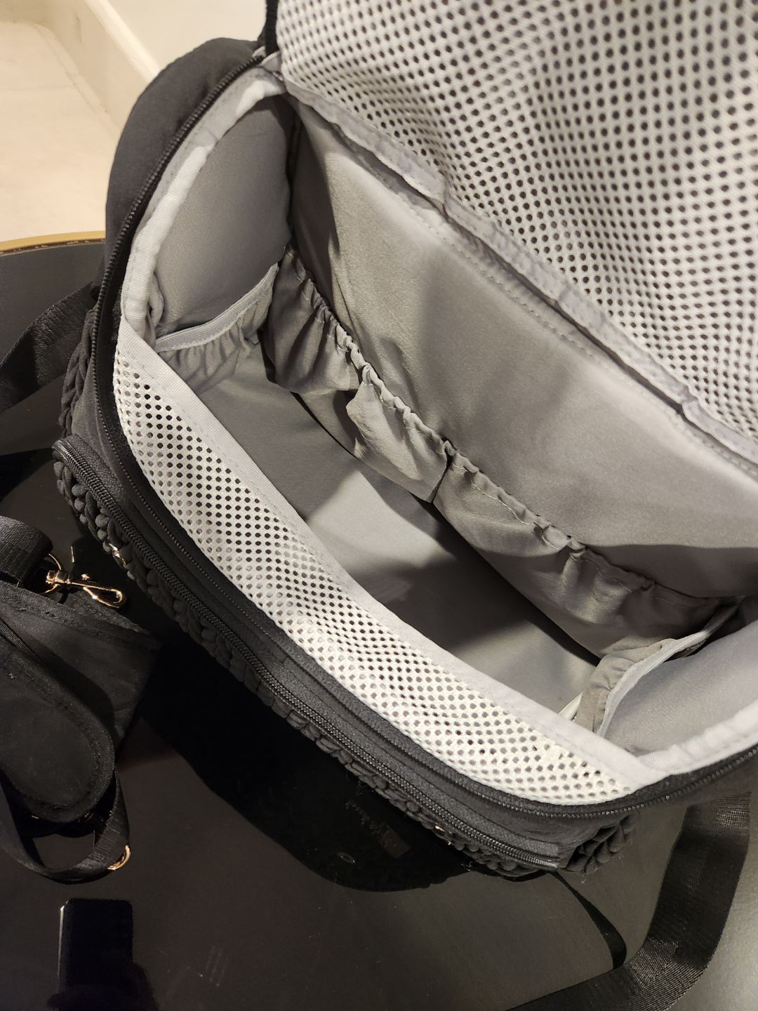 Hannah & Sophia Diaper Bag Backpack & Messenger Bag - Black - photo 2