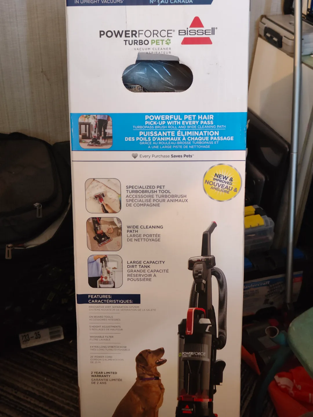 Bissell Powerforce Turbo Pet Vacuum thumbnail