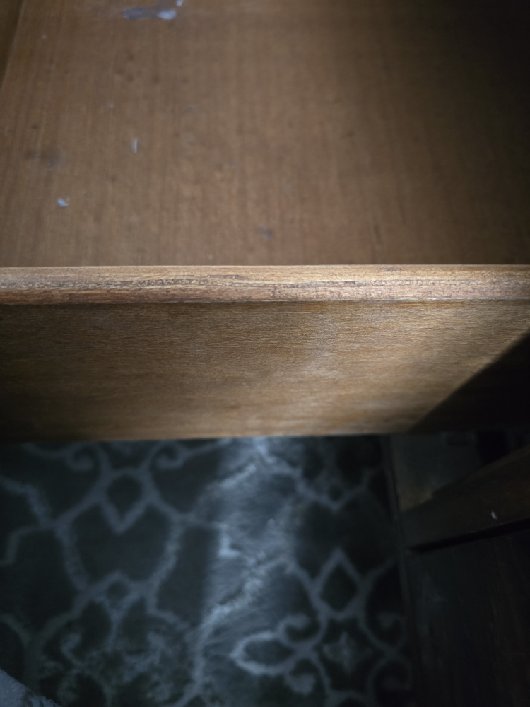 Rustic Wood End Table with Storage Drawer - photo 3