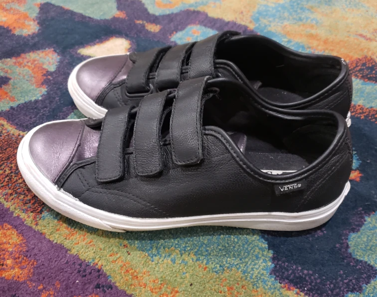 Vans Leather Velcro Sneakers
