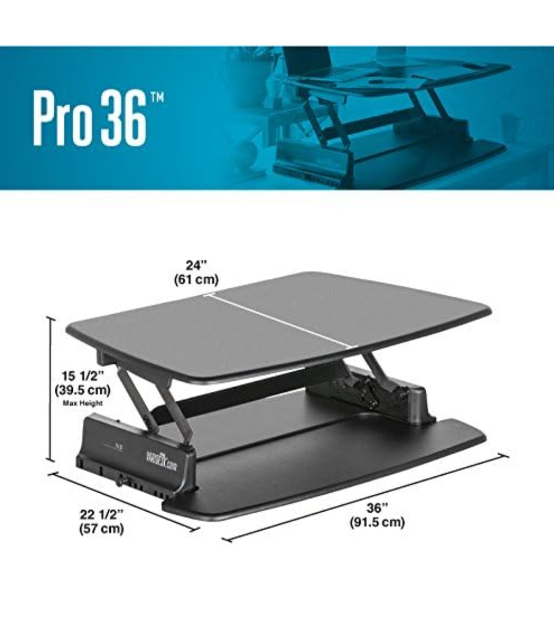 VariDesk Pro 36 Stand-Up Desk Converter