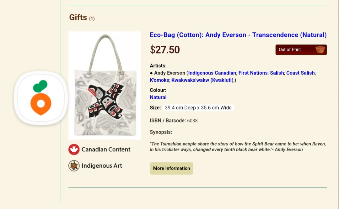 Andy Everson Eco-Bag - Transcendence - photo 2