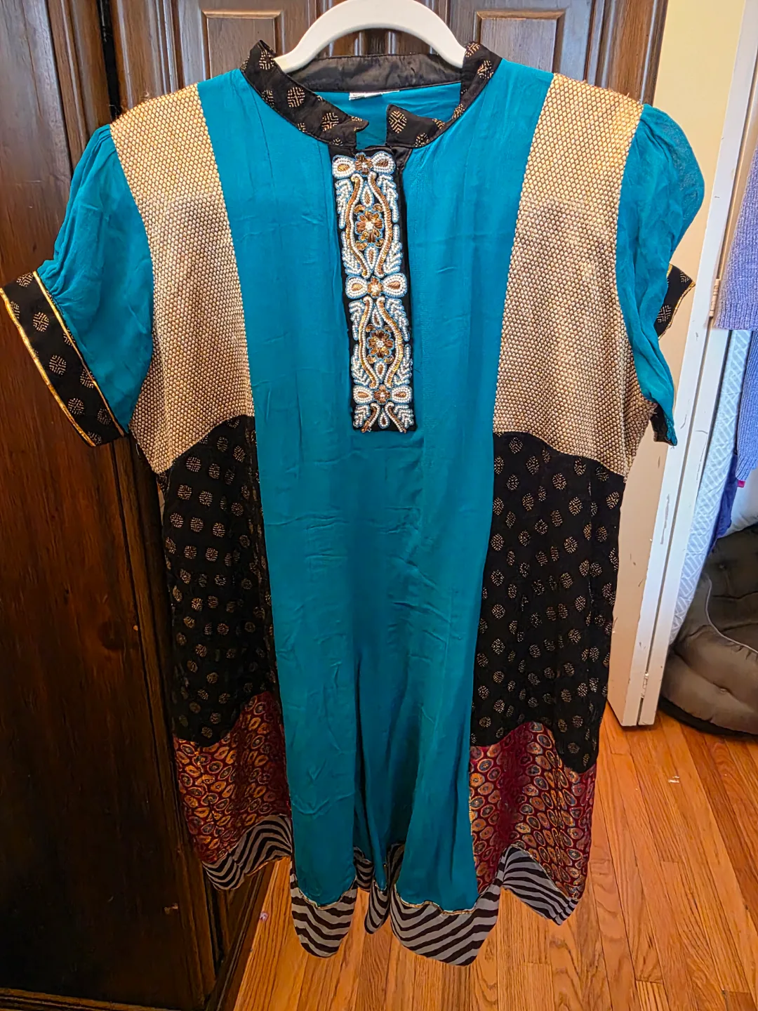 Beautiful Indian Kurti, Multicoloured, Size Large thumbnail