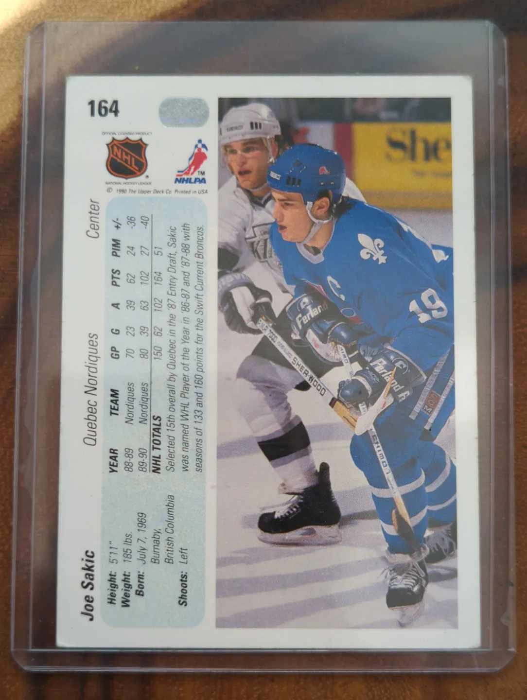 Burnaby Joe Sakic! Hockey Card Lot (5 Cards)(lot1) image indicator(7)