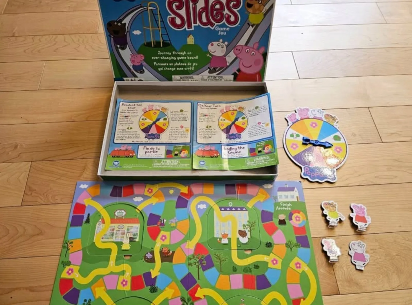bilingual, Peppa Pig Surprise Slides Game thumbnail