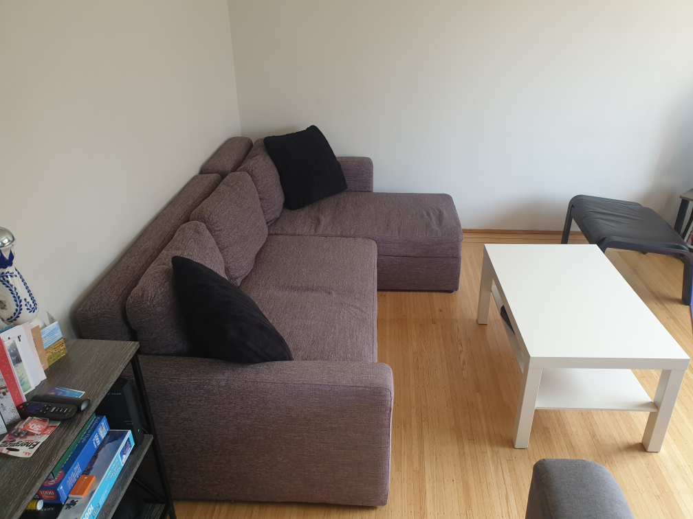 Purple Sectional Sofa - photo 5