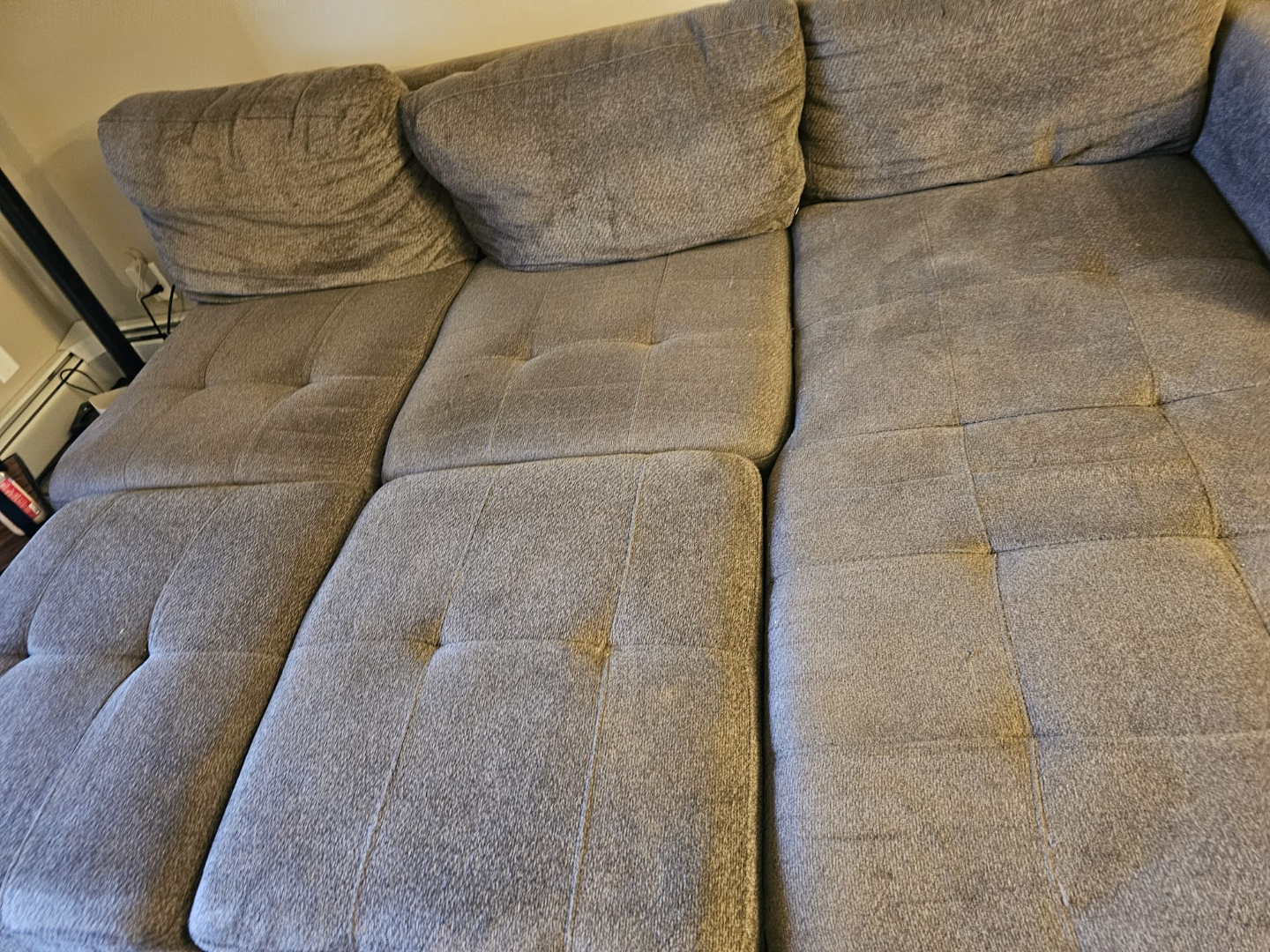 Sectional Couch With Pull out bed and storage - photo 4