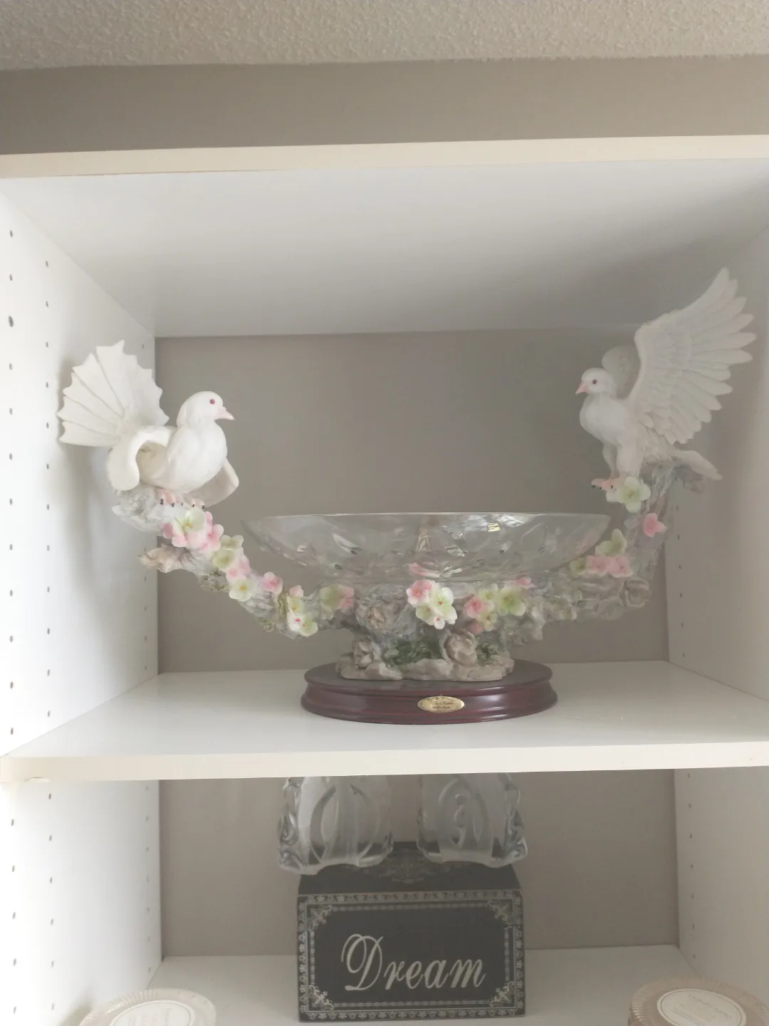 Gorgeous Crystal Dove Bowl thumbnail