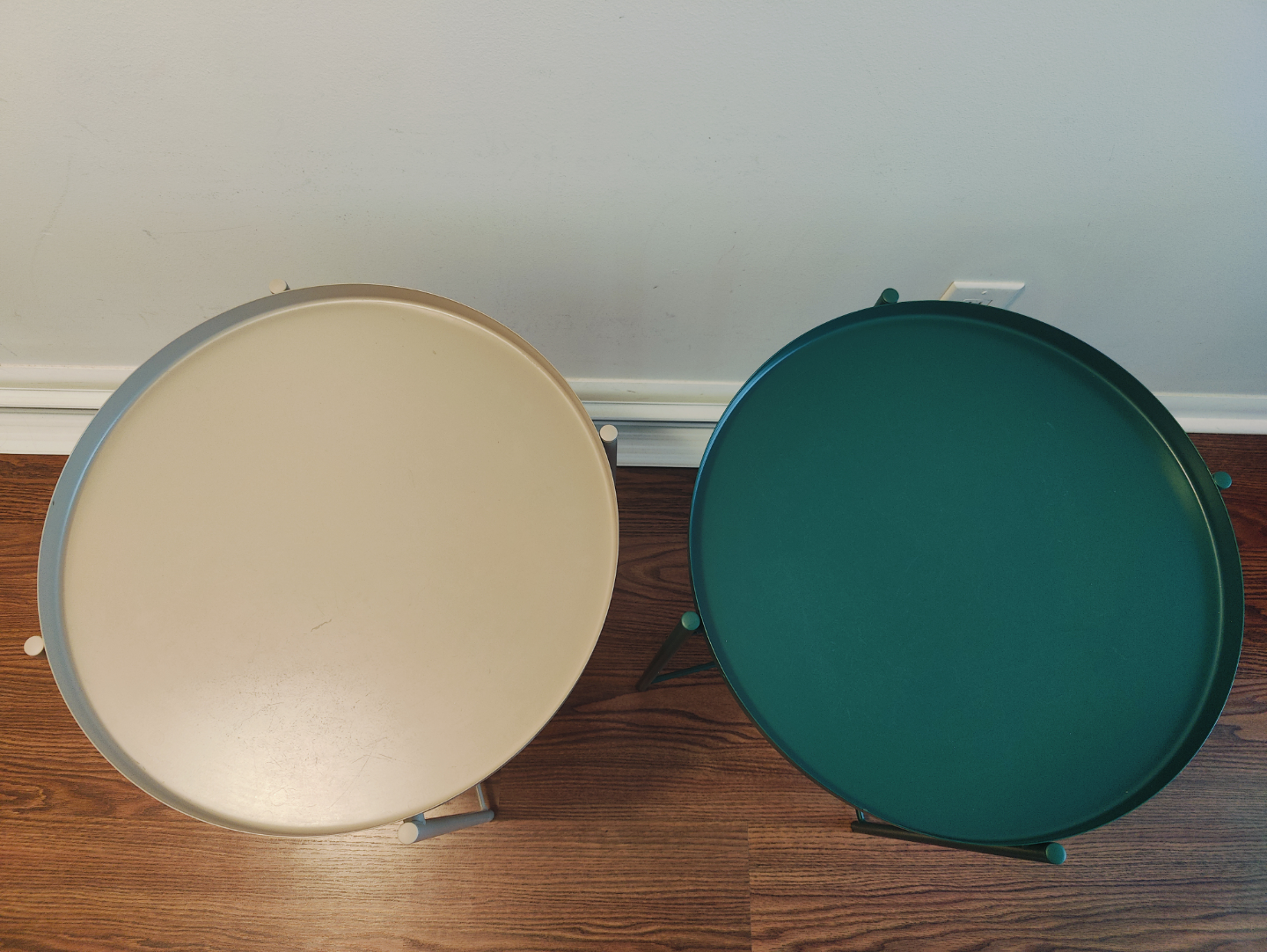 TWO IKEA TRAY COFFEE TABLES - photo 2