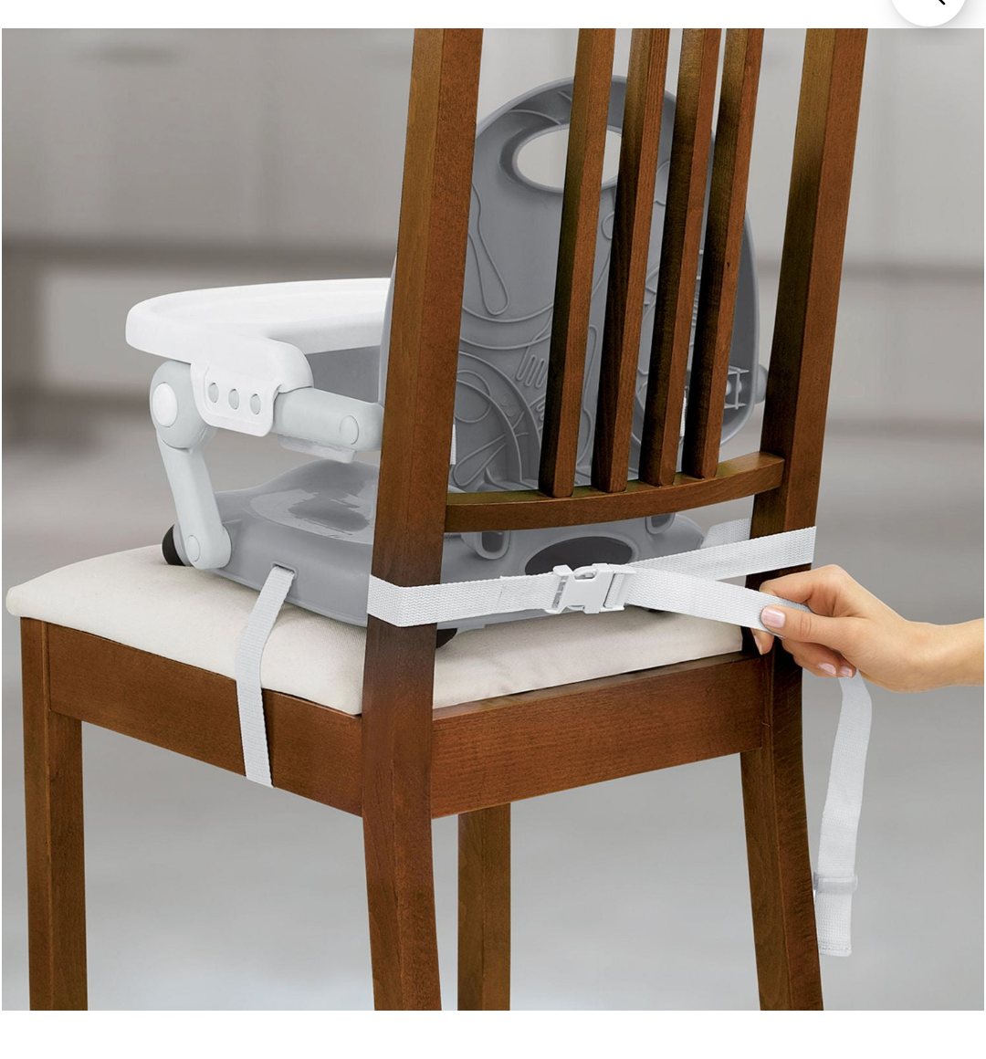 Chicco Pocket Snack Booster Seat - Grey - photo 5