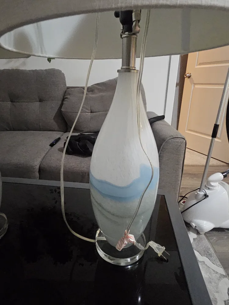 Pair of Elegant Table Lamps with Fabric Shades image indicator(2)