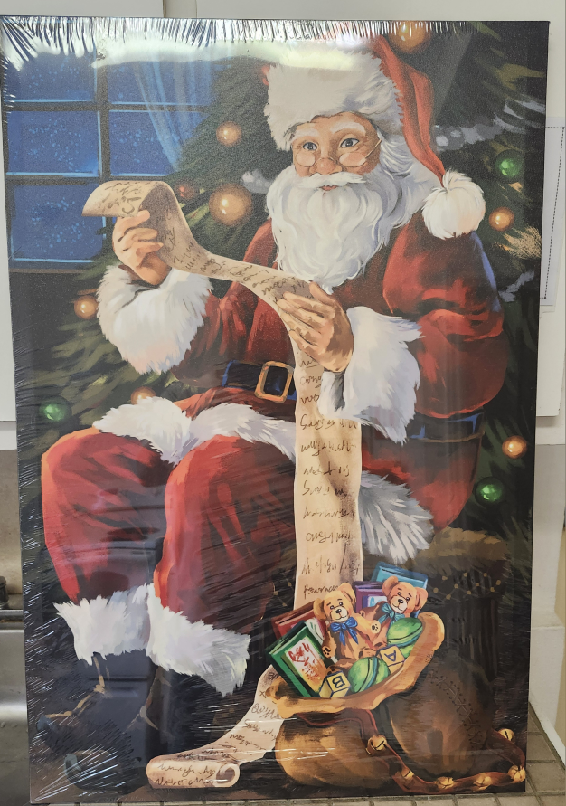 Santa Claus Christmas Canvas Wall Art - photo 5