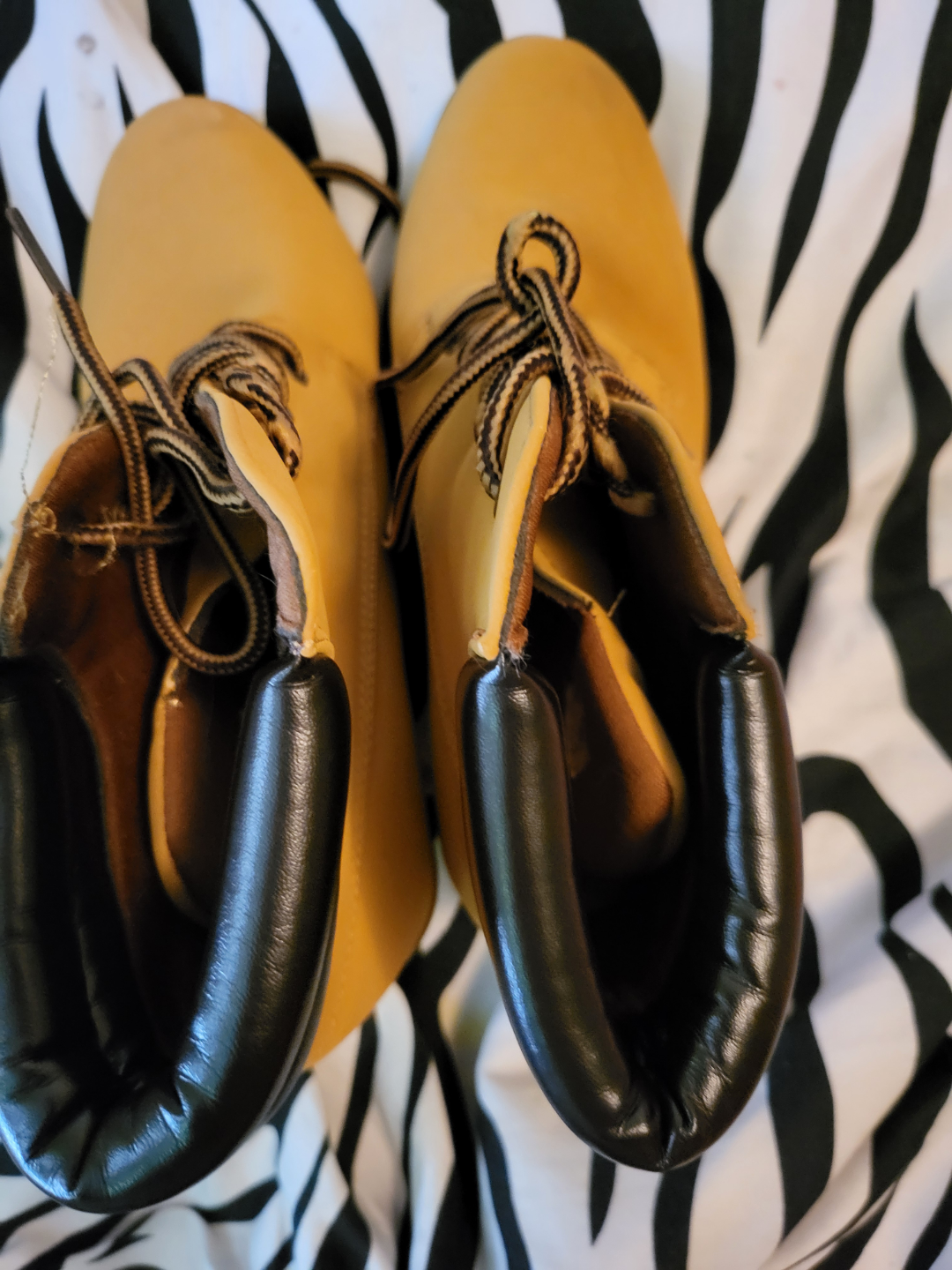 Women's Tan Wedge Boots