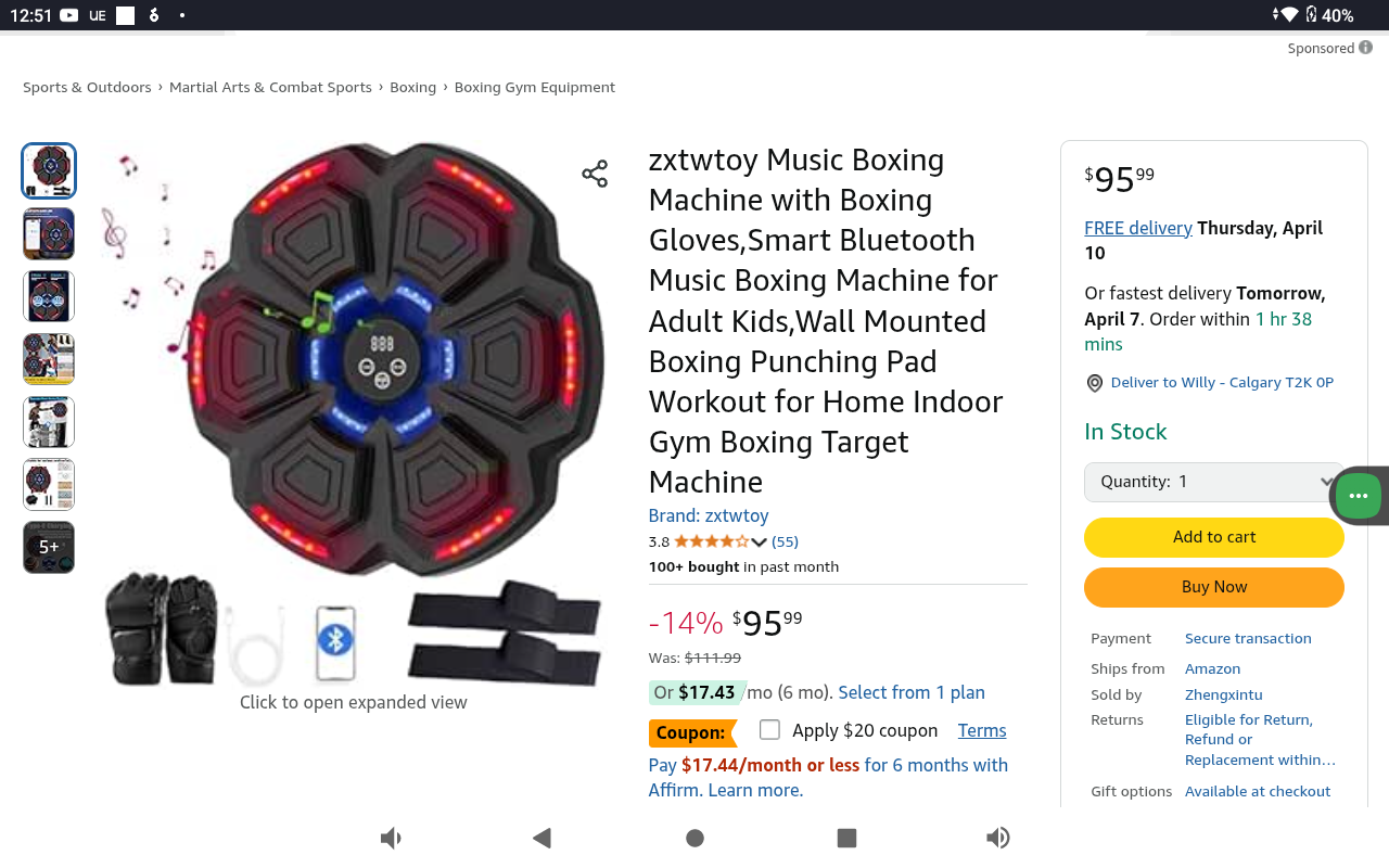 zxtwtoy Music Boxing Machine