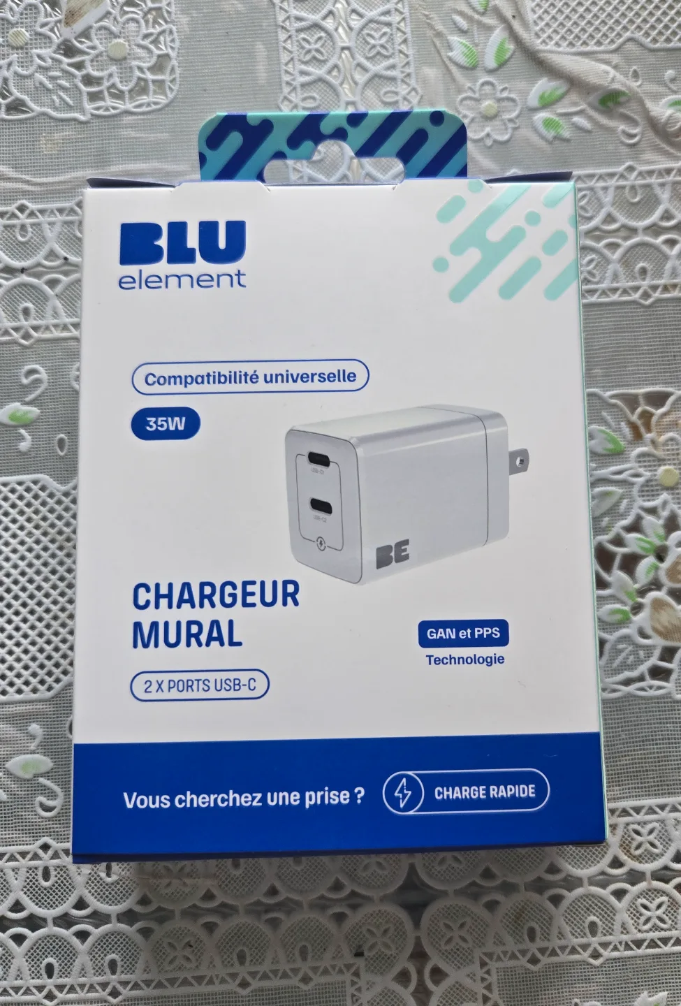 BLU element 35W Wall Charger with 2 USB-C Ports image indicator(2)