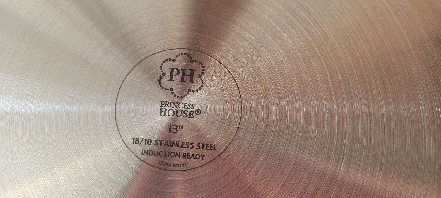 Princess House 13" Stainless Steel Skillet with Lid - photo 5