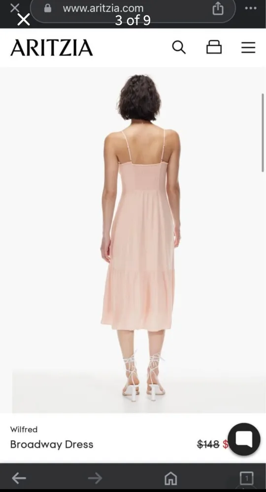 Aritzia Wilfred Broadway Dress - White - Size 6 image indicator(4)