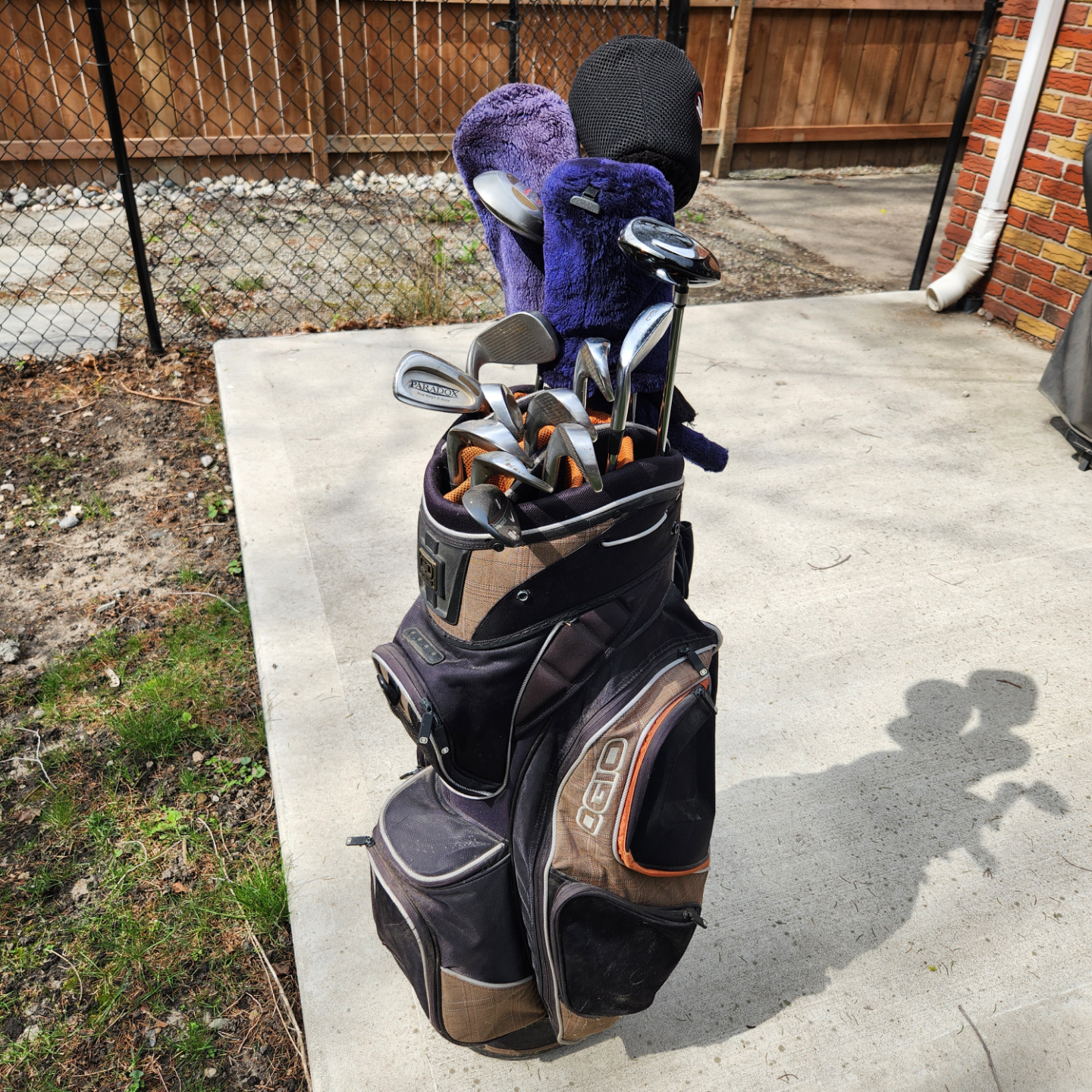 Used Golf Clubs and Bag