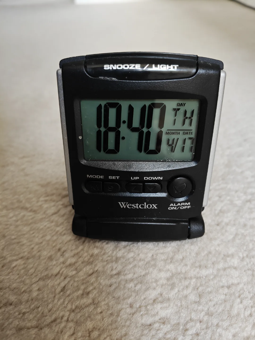 Westclox Digital Alarm Clock thumbnail