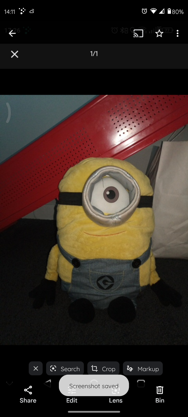 Large Minion Plush Toy