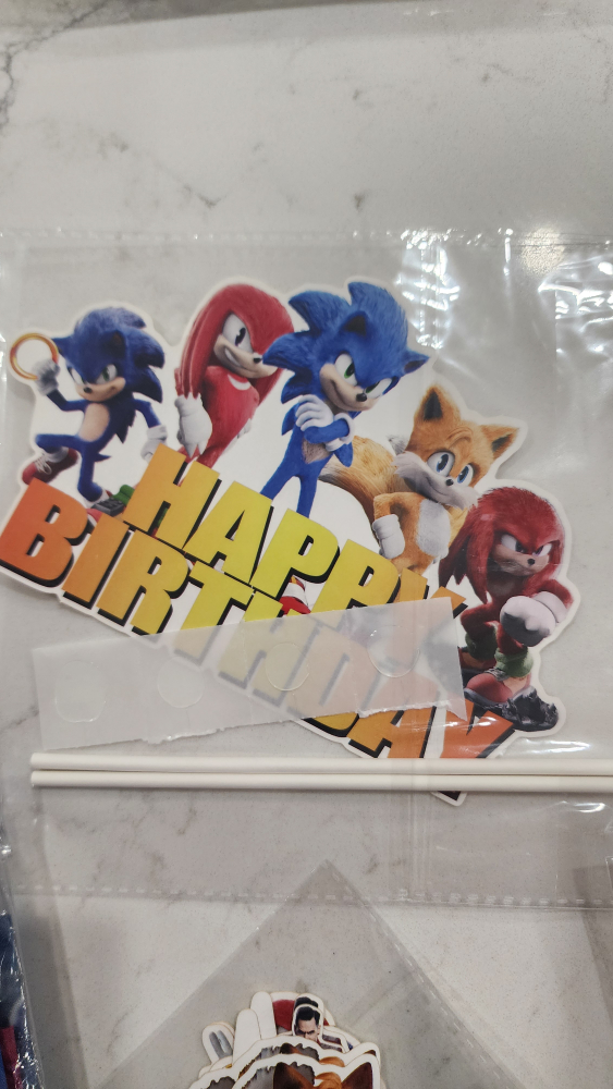 Sonic the Hedgehog Birthday Party Supplies Bundle