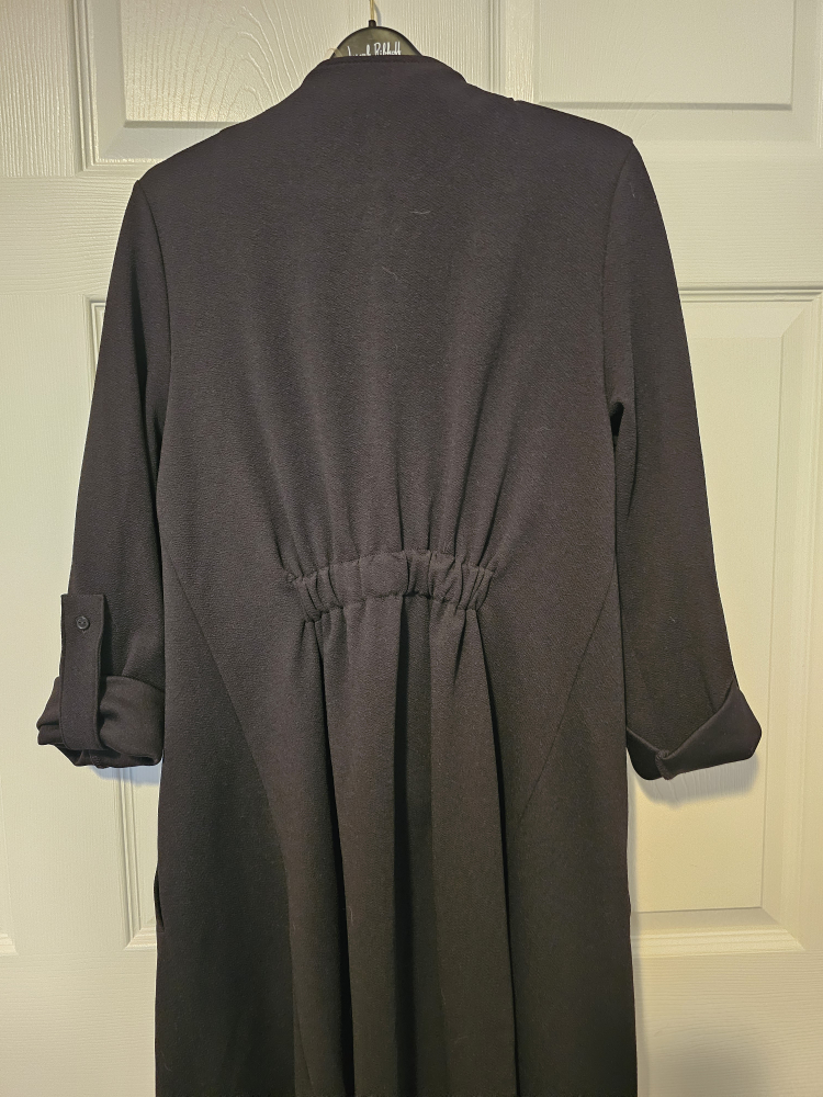 Revamped Women's Black Open-Front Cardigan, Size Medium - photo 3