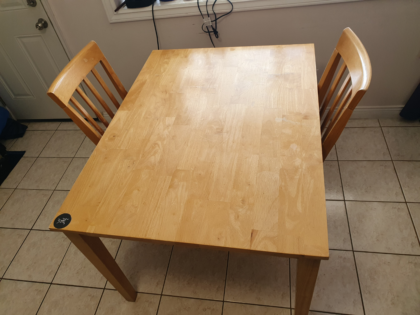 Small Wooden Dining Table Set-free - photo 3