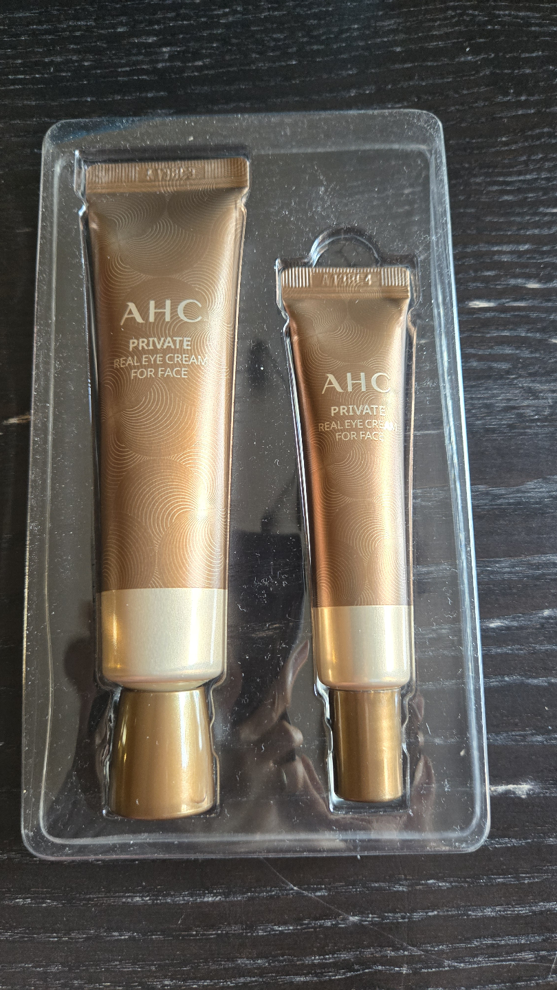AHC Private Real Eye Cream for Face Duo Set