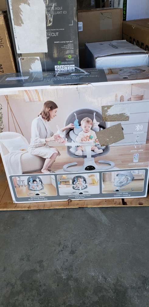Baby Swing and Chair - 3-in-1 Multifunctional