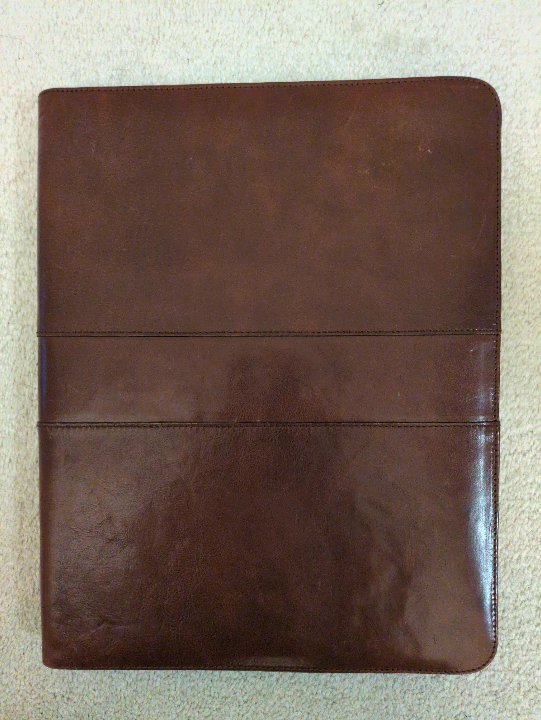 Brown Leather Portfolio/Binder thumbnail