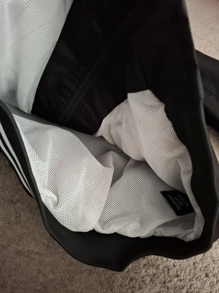 Men's Black Hooded Jacket with White Stripes image indicator(3)