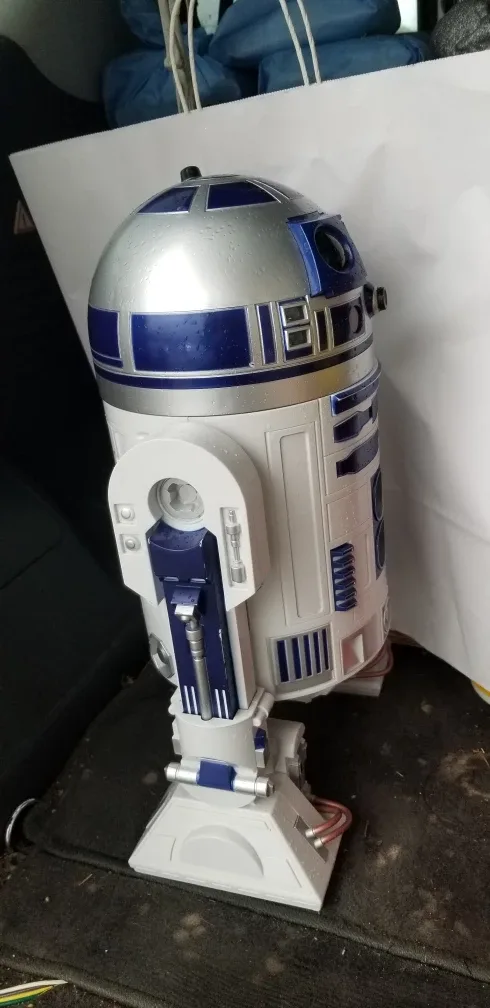 R2 D2 figure  , 18 inches tall  . image indicator(2)