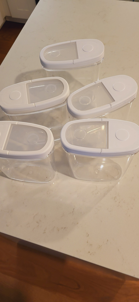 5 Dry Food Jars with Lid 3.1 L , 44 oz - photo 3