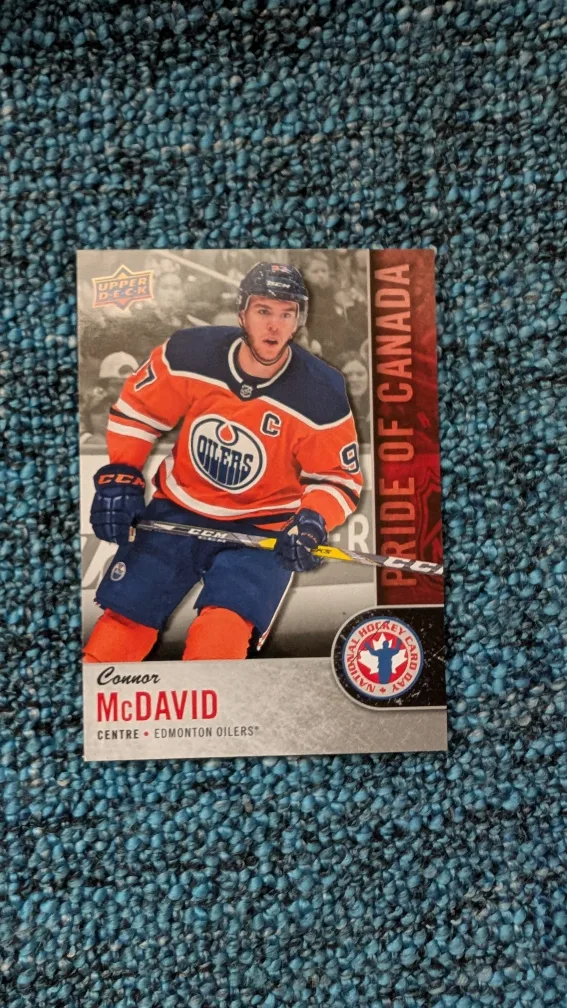 👀-💚 Upper Deck Connor McDavid National Hockey Card Day Card image indicator(3)