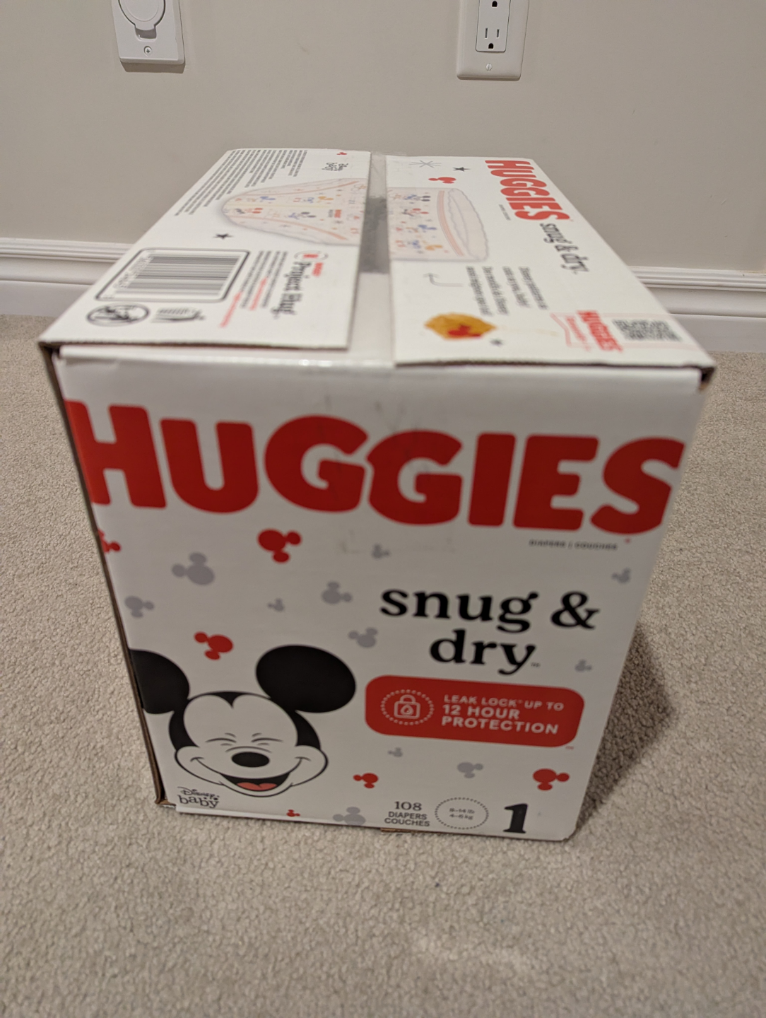 Huggies Snug & Dry Diapers Size 4 Mickey Mouse Design 108 Count - photo 2