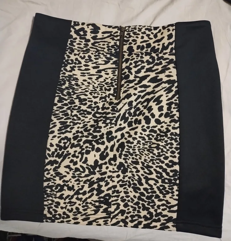 Dynamite Leopard Print Mini Skirt 💚 image indicator(2)