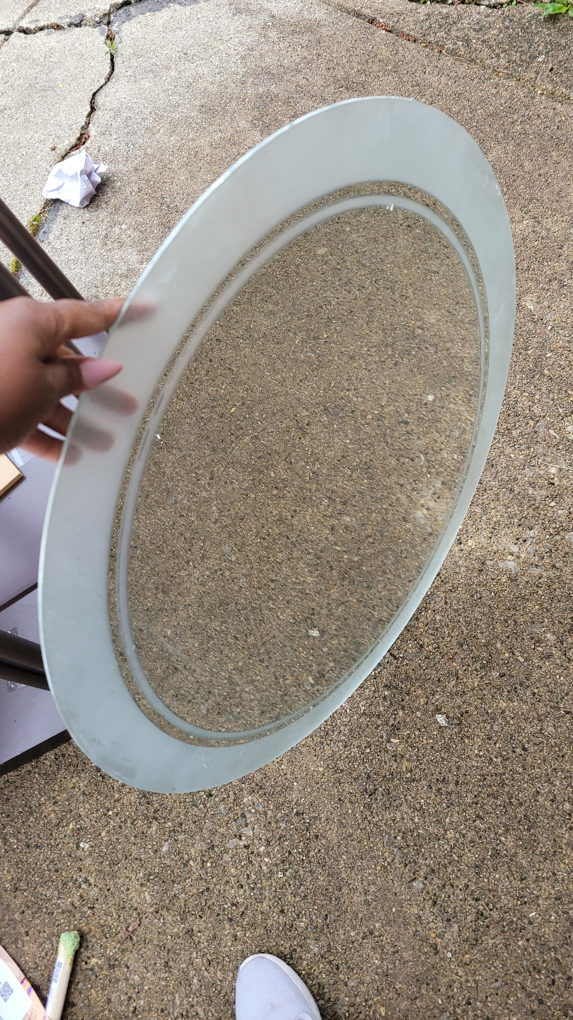 Round Glass Mirror - photo 2