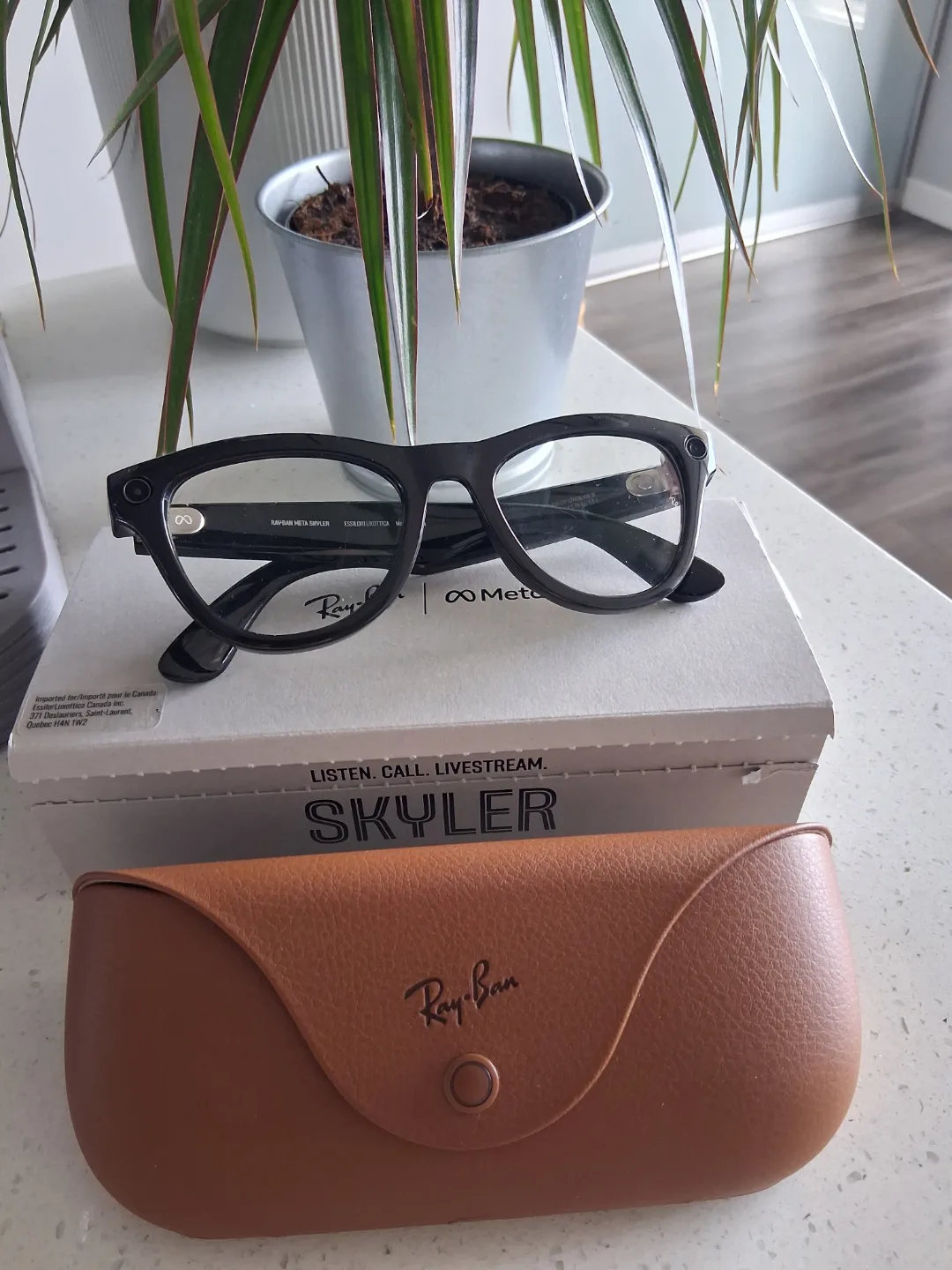 Ray-Ban Meta Skyler Smart Glasses W/Receipt +Free NY painting image indicator(3)