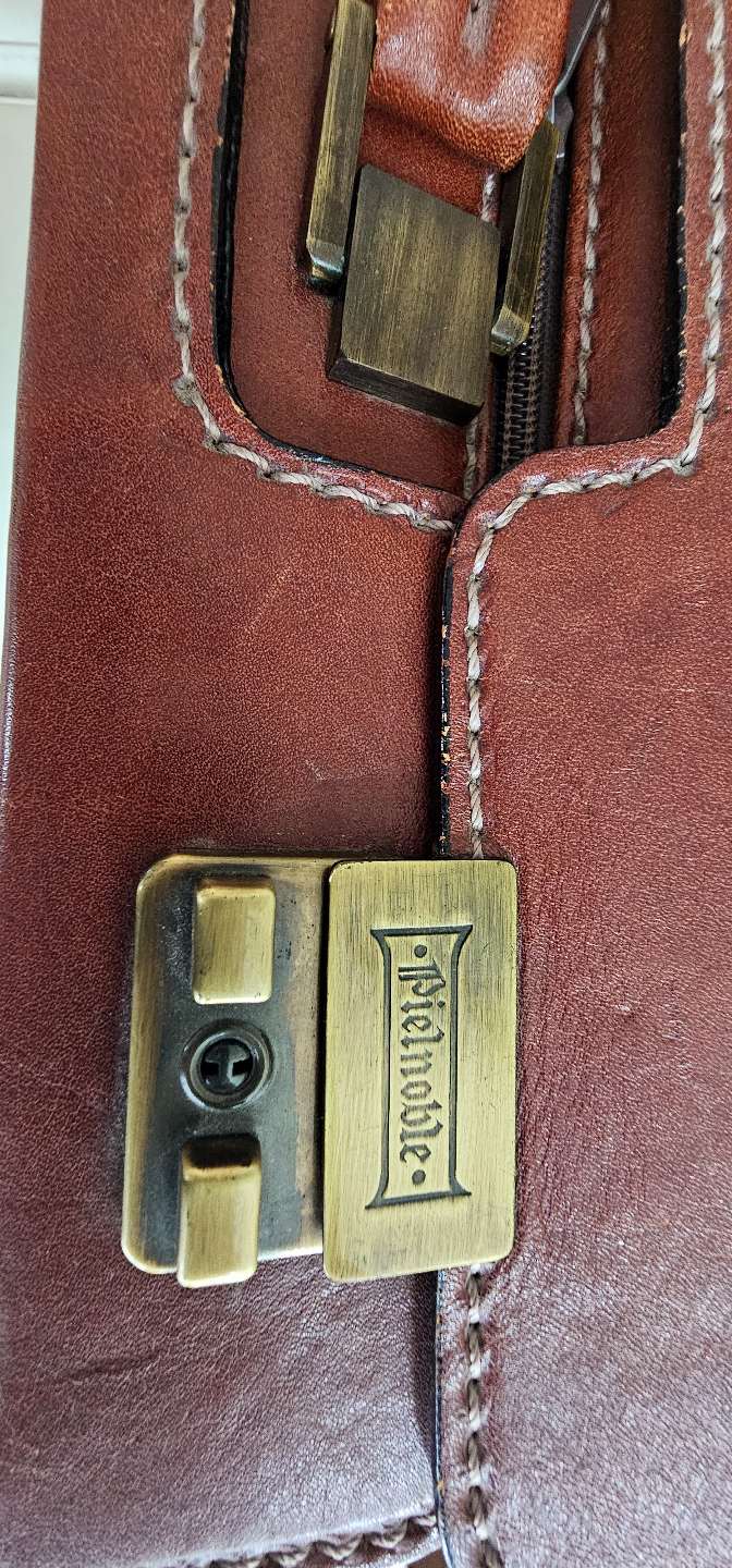 Vintage designer Leather Briefcase made in Spain - photo 3