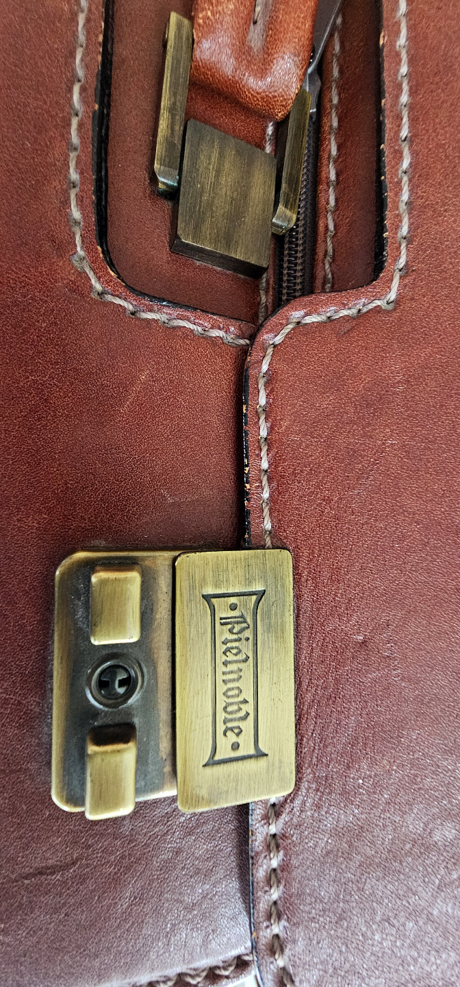 Vintage designer Leather Briefcase made in Spain - photo 4