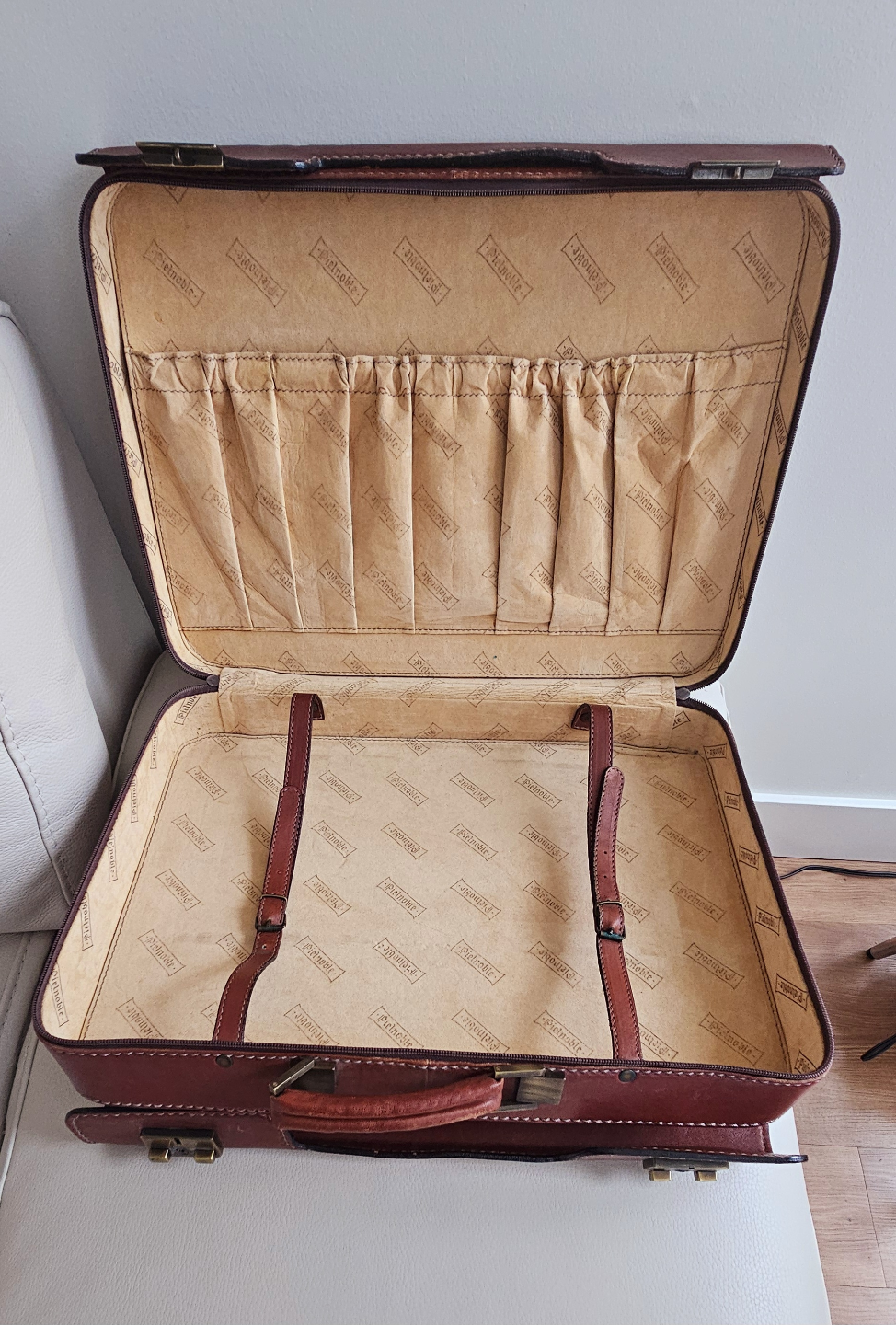 Vintage designer Leather Briefcase made in Spain - photo 5