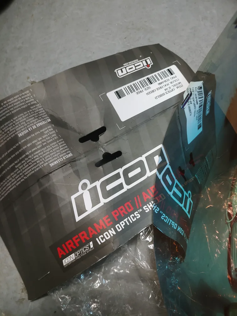 OEM ICON motorcycle Helmet Optics Shield Model IC-04. image indicator(2)