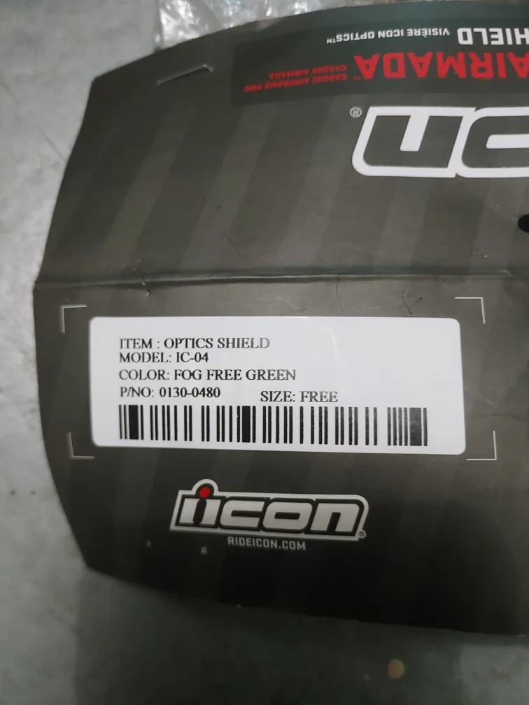 OEM ICON motorcycle Helmet Optics Shield Model IC-04. image indicator(3)