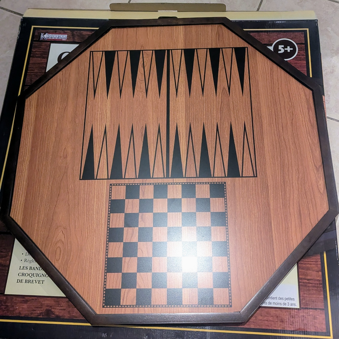 Kroger Crokinole Deluxe 3-in-1 Game Set - Complete - photo 3