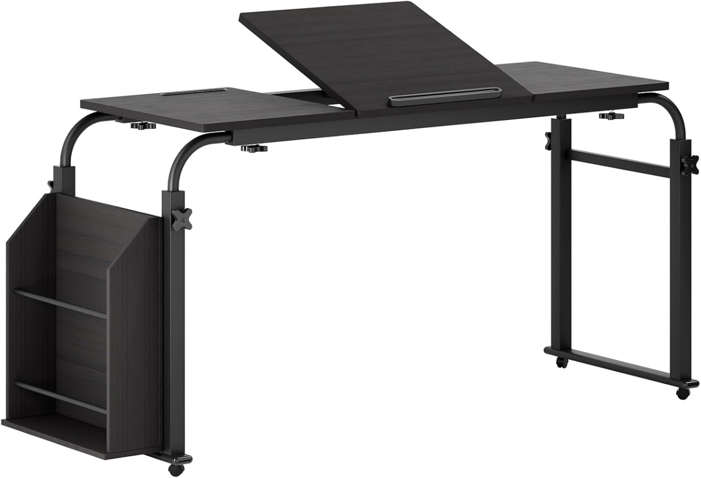 Adjustable Laptop Bed Table with Storage
