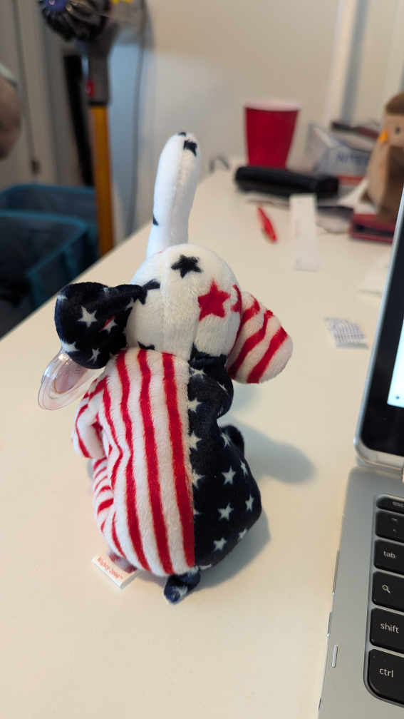 Ty Beanie Baby Righty 2000 Elephant - photo 3